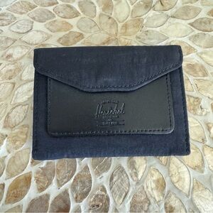 Herschel Black Trifold Wallet